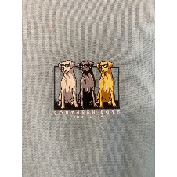 Crown & Ivy Southern Boys Hoodie Youth Size M Pockets Logo Back Graphic - Picture 5 of 9